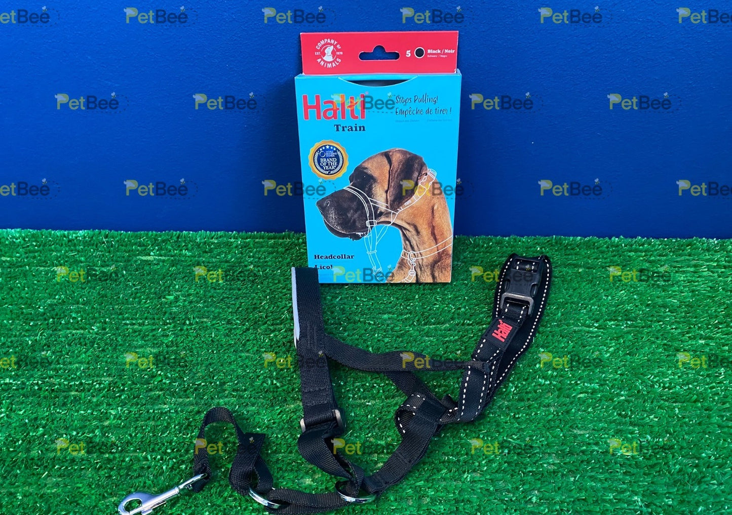 Halti Training Headcollar - Stop Pulling Dog Collar No Pull Solution Red / Black