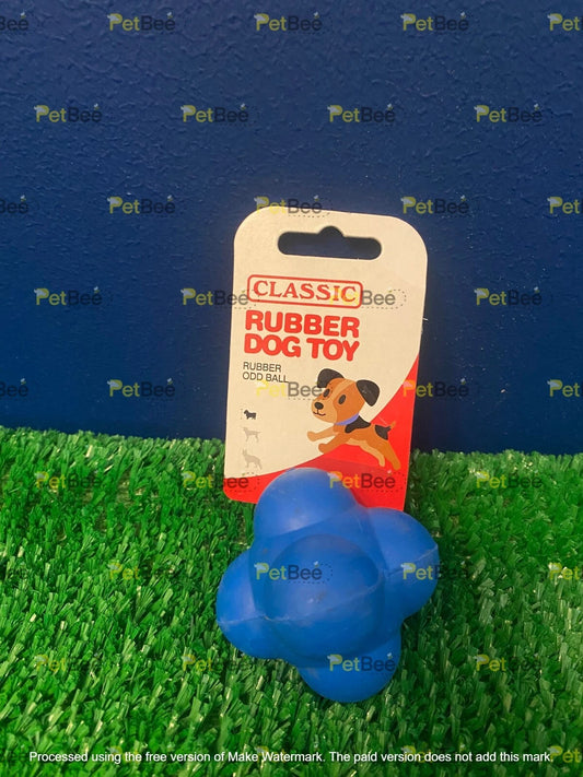 Classic Solid Rubber Odd Ball Dog Toy - 63mm