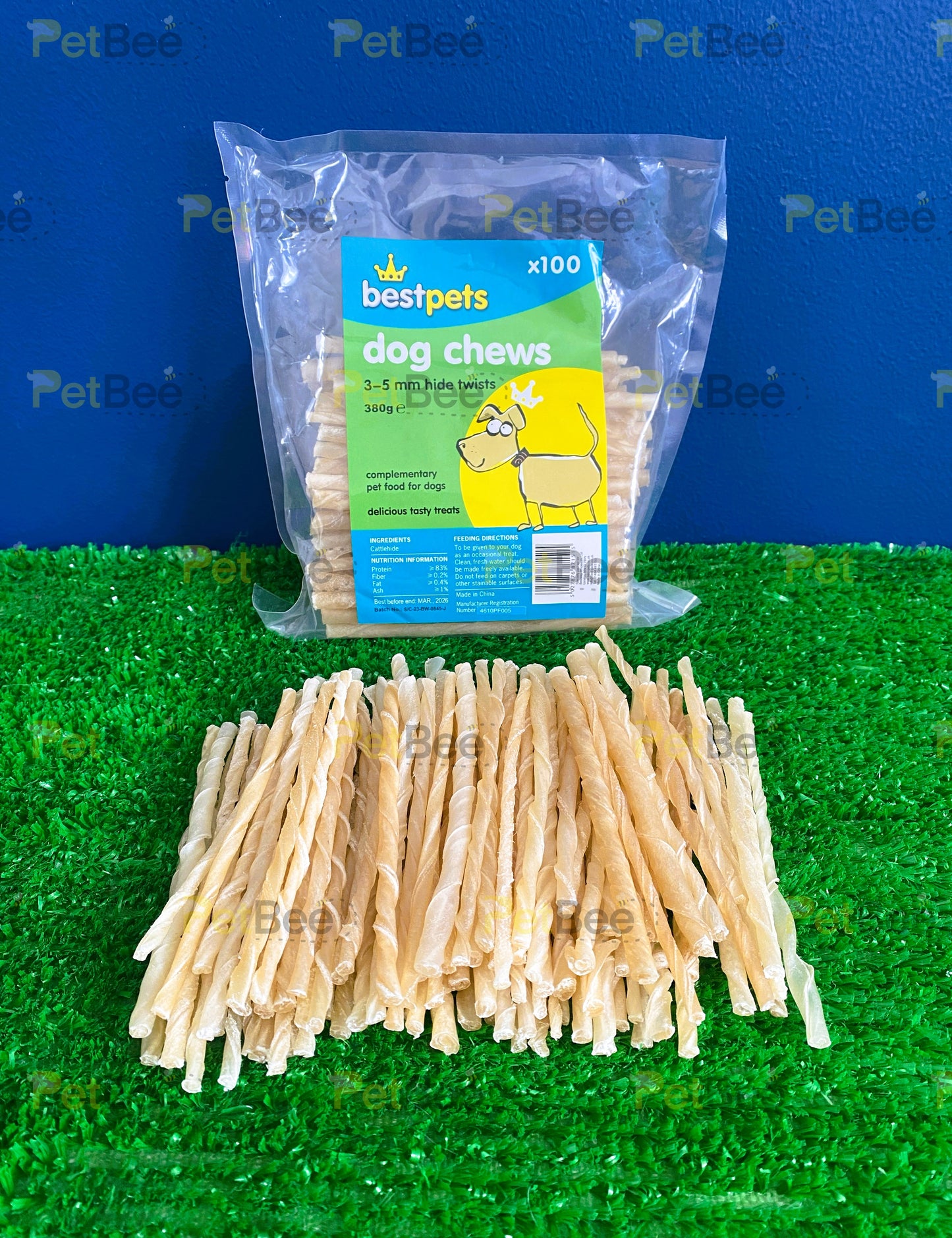 Best Pets 5" Raw Hide Twists