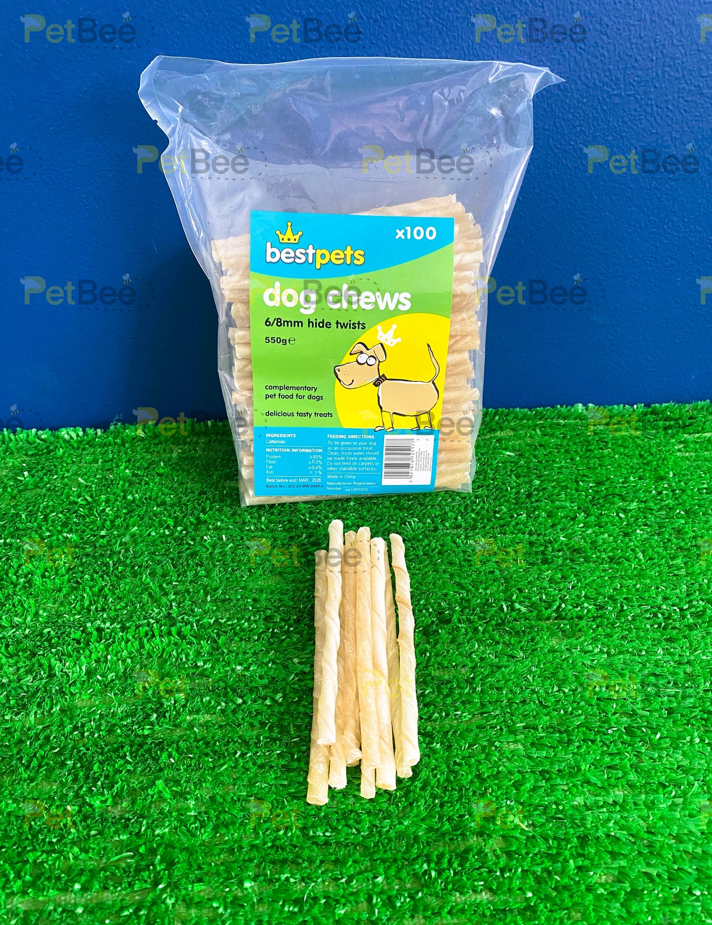 Best Pets 5" Raw Hide Twists