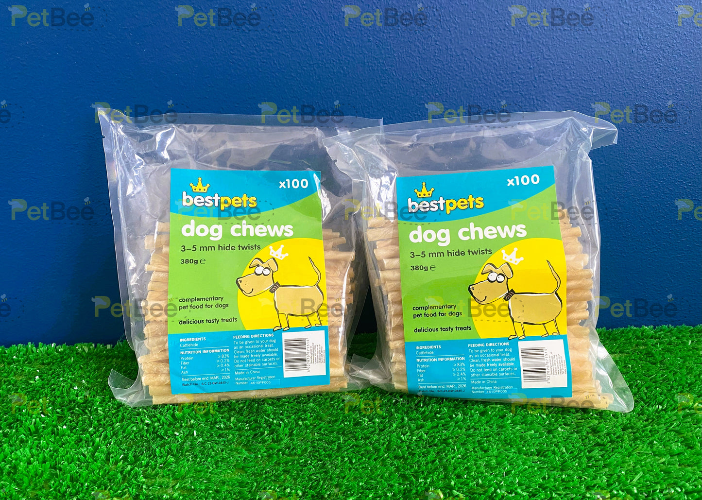 Best Pets 5" Raw Hide Twists