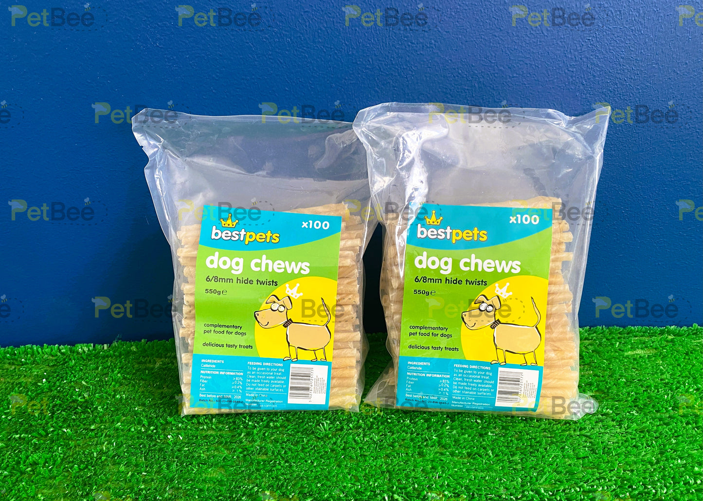 Best Pets 5" Raw Hide Twists