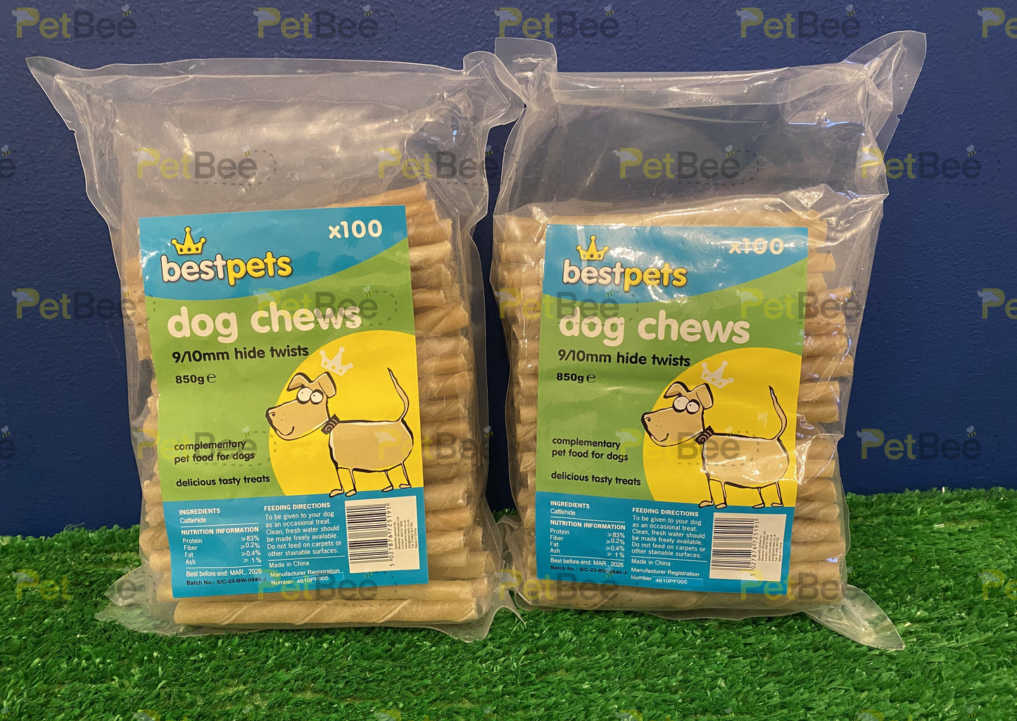Best Pets 5" Raw Hide Twists