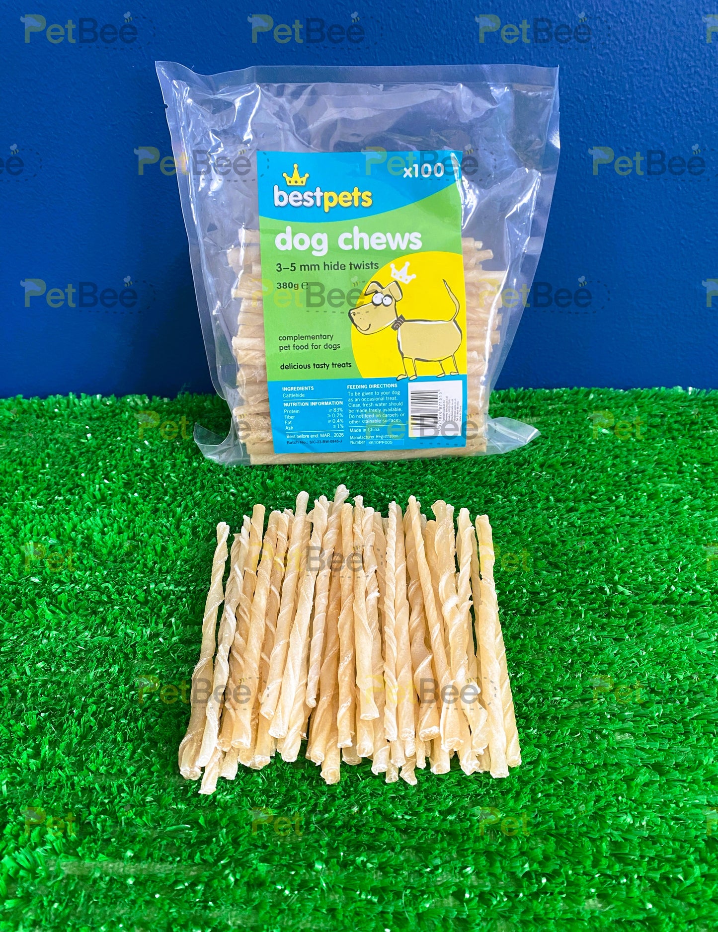 Best Pets 5" Raw Hide Twists
