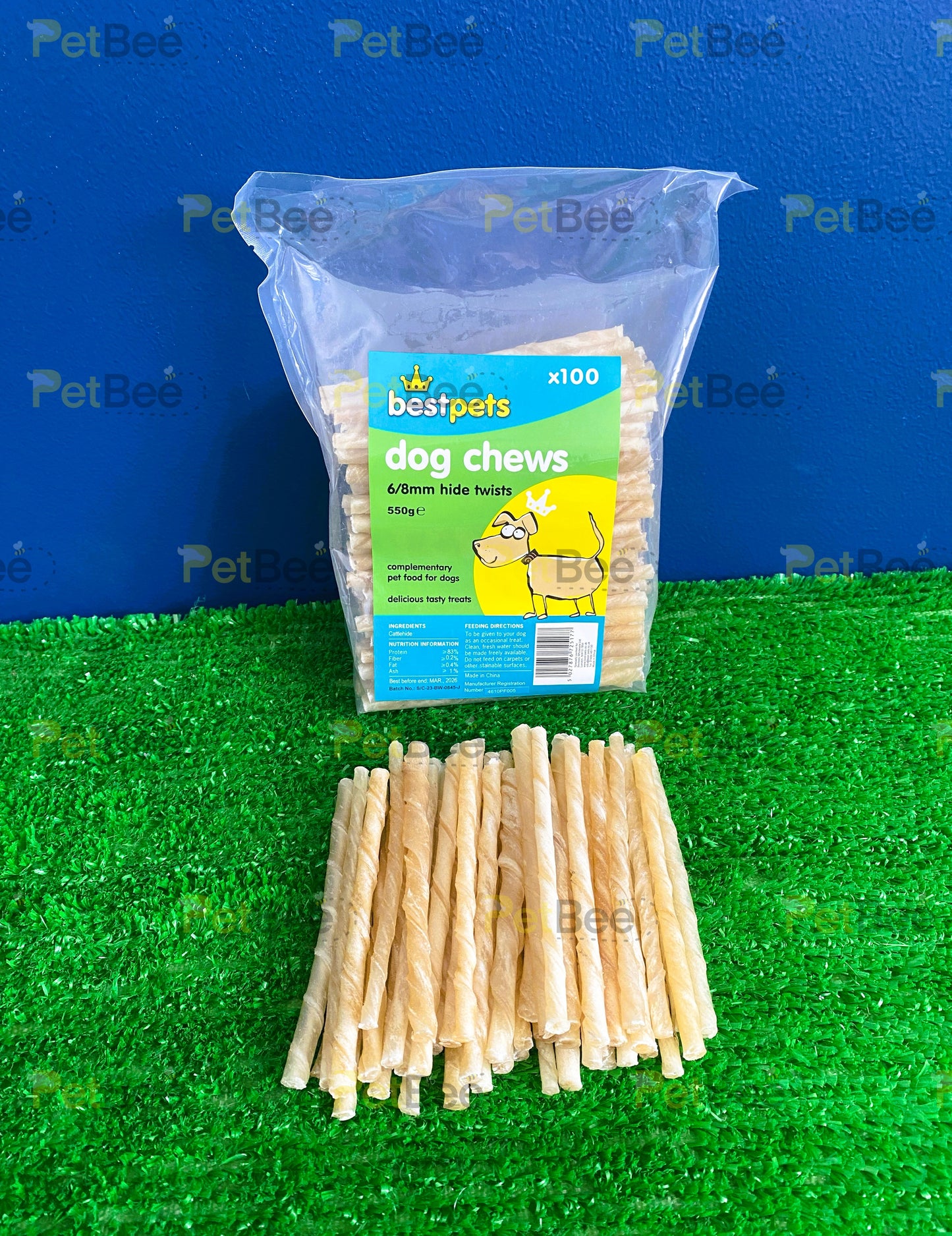 Best Pets 5" Raw Hide Twists