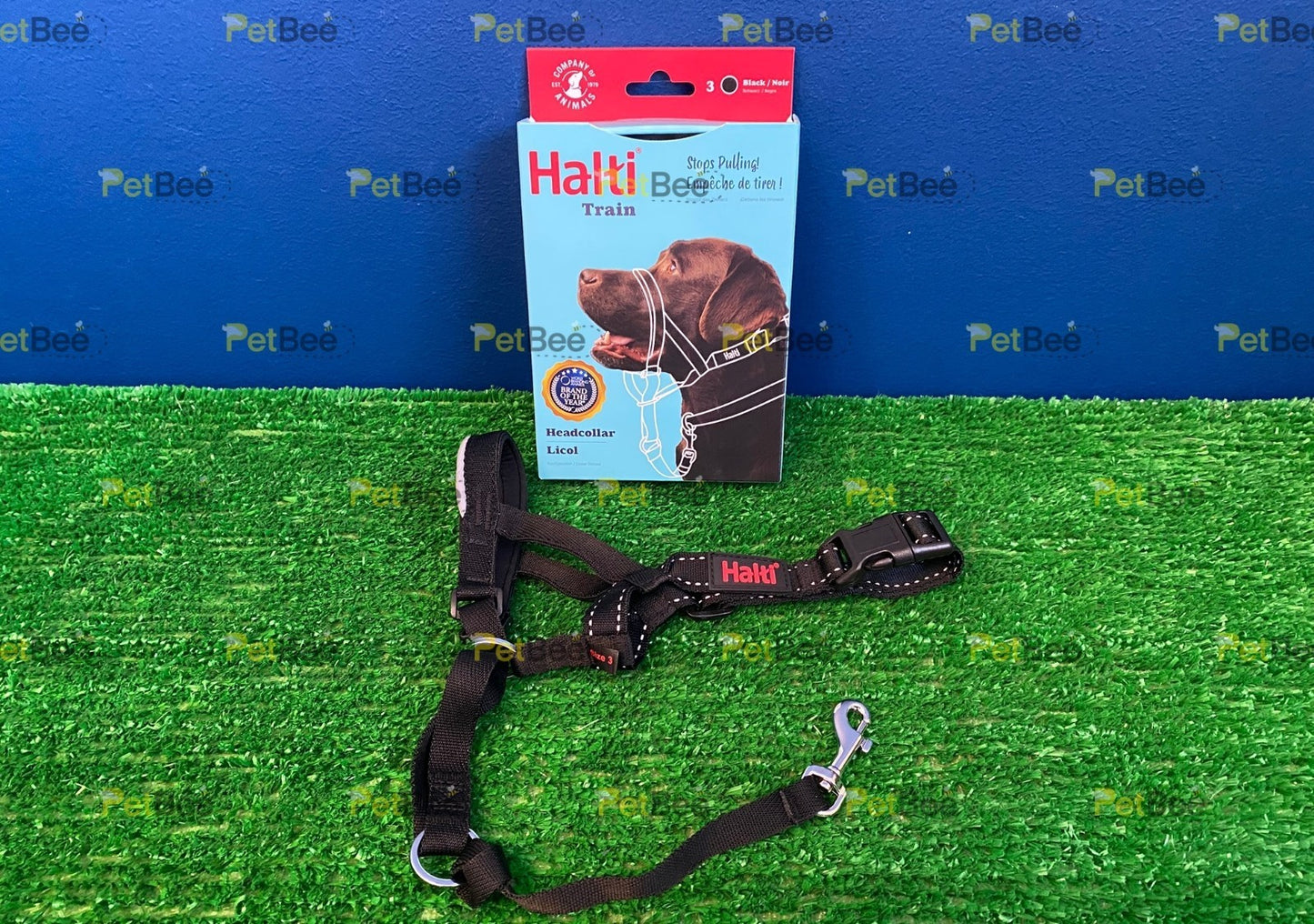 Halti Training Headcollar - Stop Pulling Dog Collar No Pull Solution Red / Black