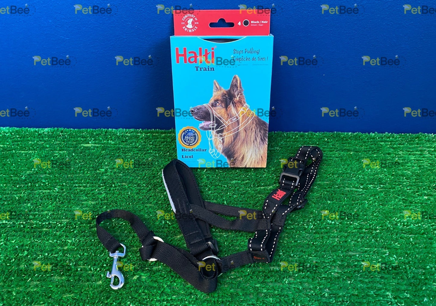 Halti Training Headcollar - Stop Pulling Dog Collar No Pull Solution Red / Black
