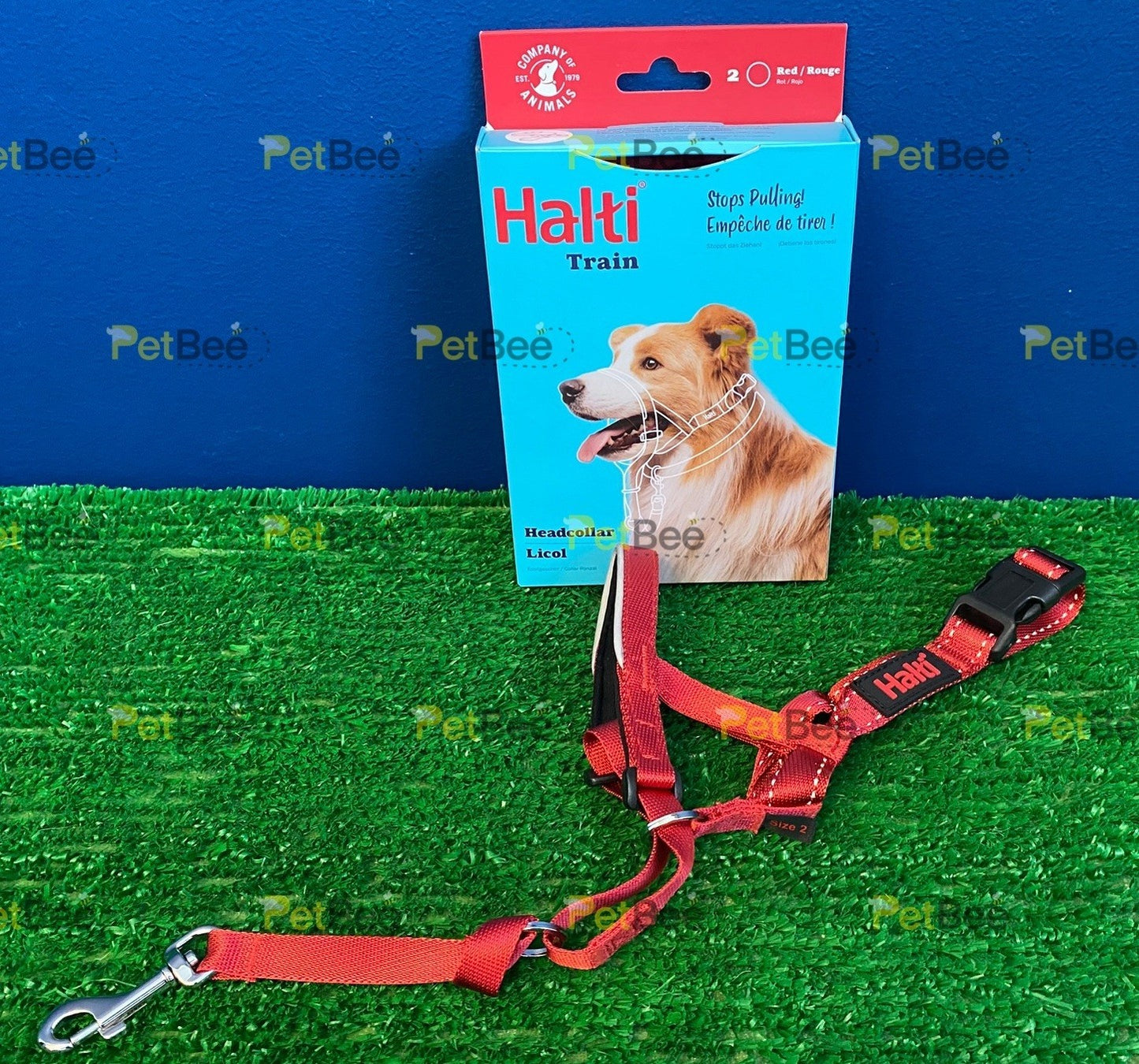 Halti Training Headcollar - Stop Pulling Dog Collar No Pull Solution Red / Black