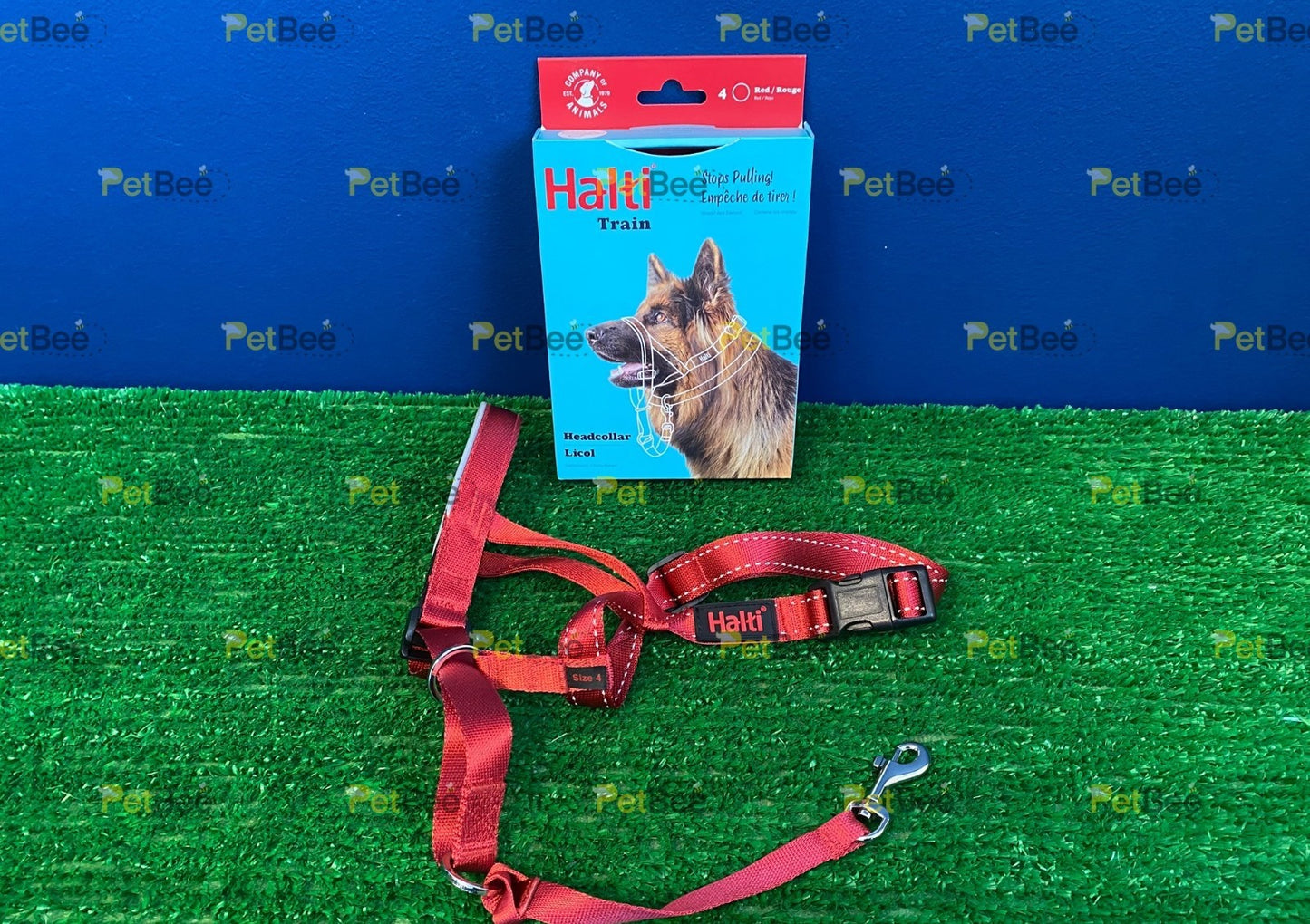 Halti Training Headcollar - Stop Pulling Dog Collar No Pull Solution Red / Black