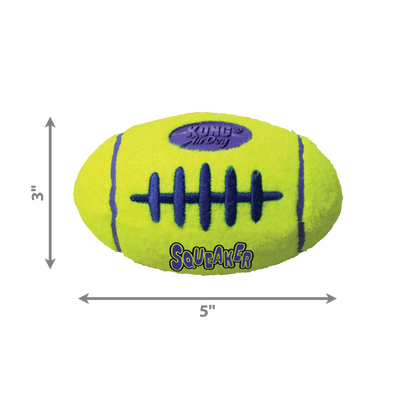 KONG AirDog Squeaker American Football - Small, Medium & Large