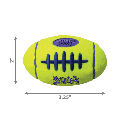 KONG AirDog Squeaker American Football - Small, Medium & Large