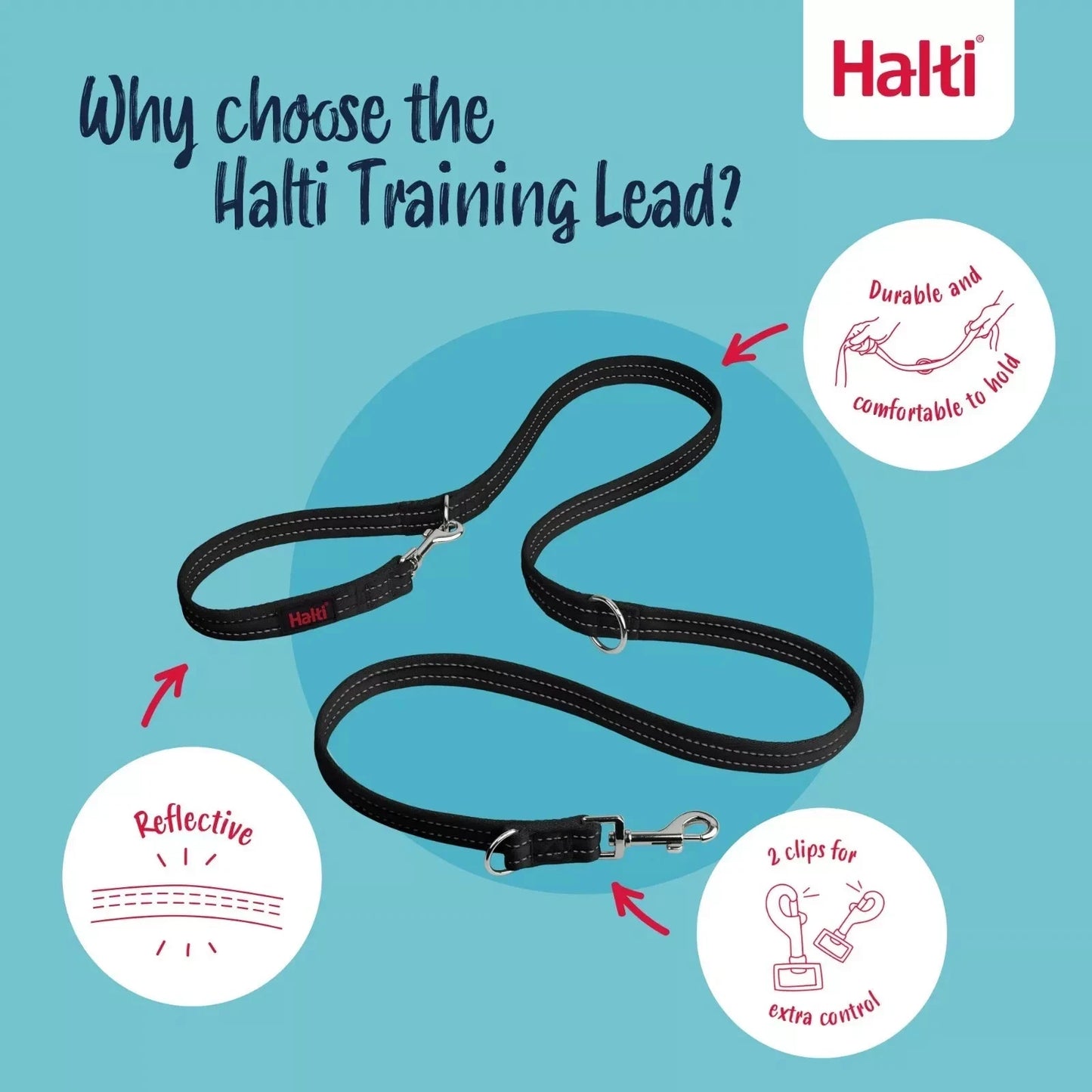 Halti Training Lead - Double Ended Dog Lead