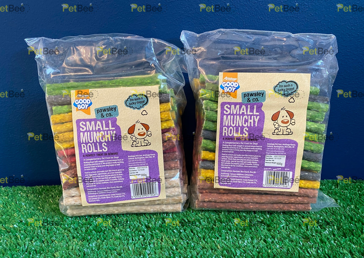 Good Boy Assorted Small Munchy Rolls 5"