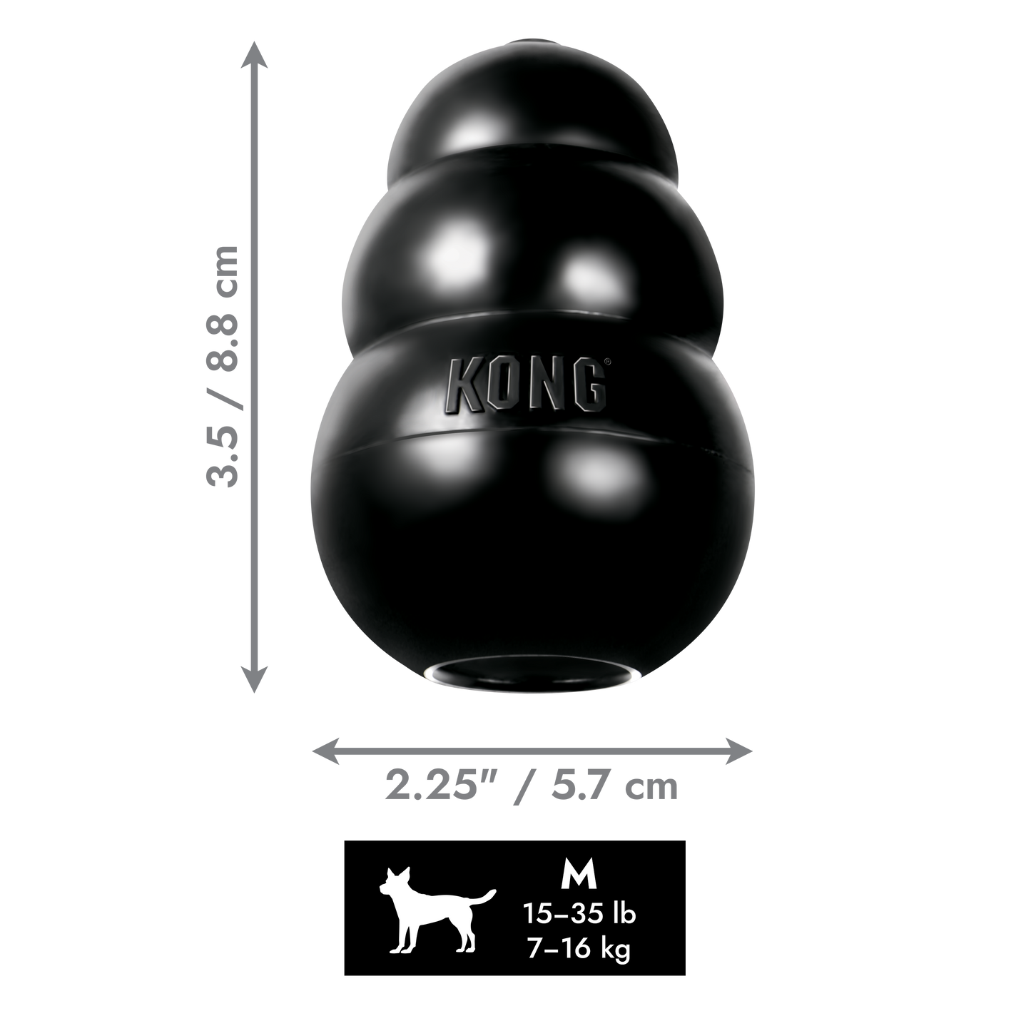 KONG Classic & Extreme Stuffable Rubber Dog Toy Small, Medium, Large, XL, XXL