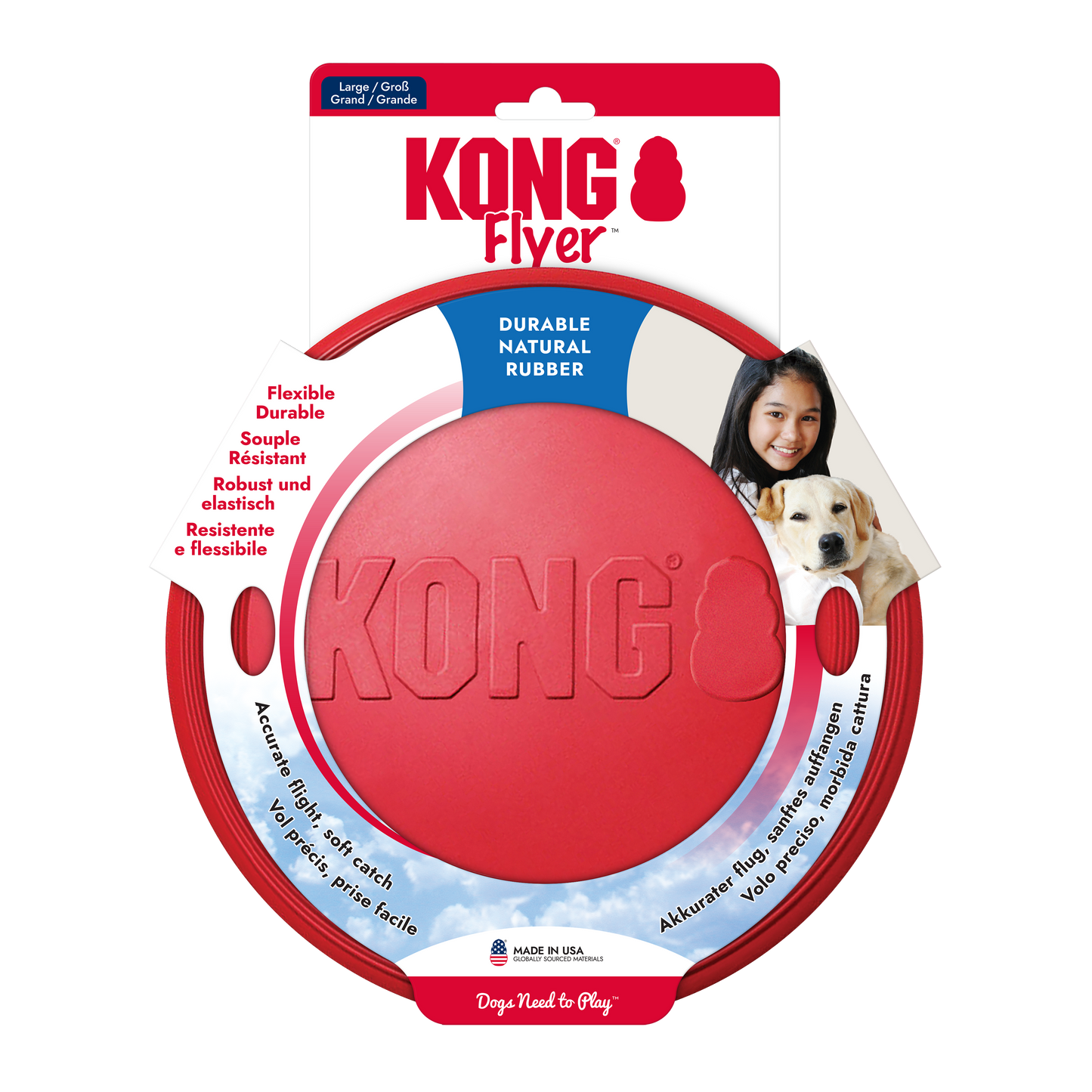 KONG Flyer - Puppy, Classic & Extreme