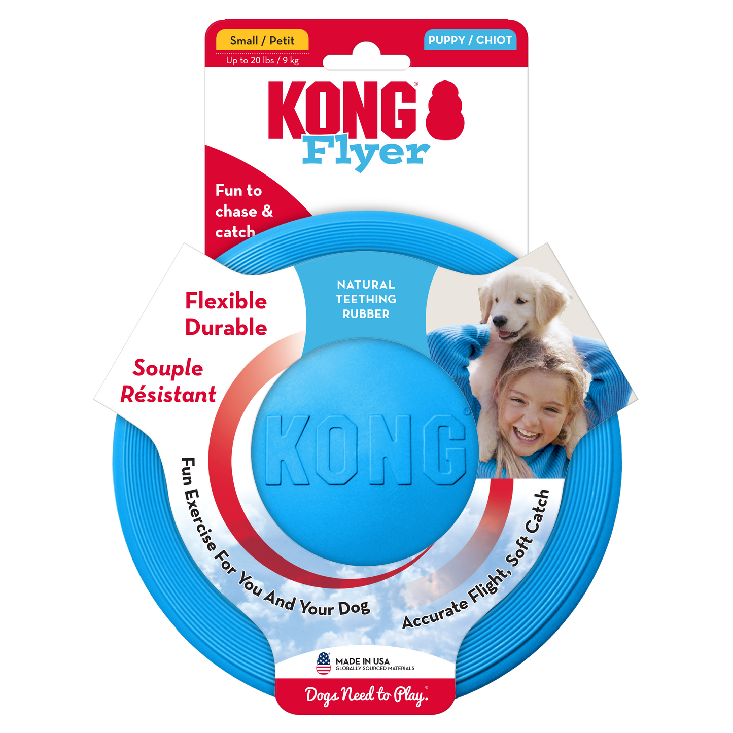 KONG Flyer - Puppy, Classic & Extreme