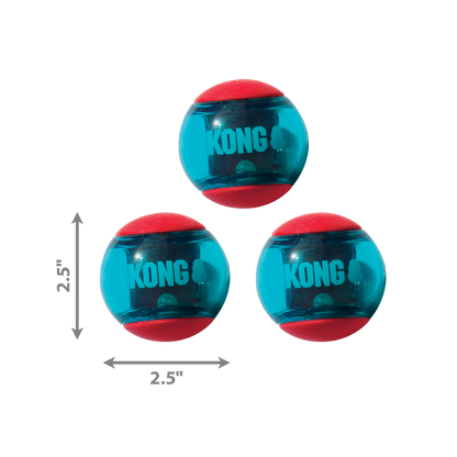 KONG Squeezz Action Balls - Small / Medium / Large