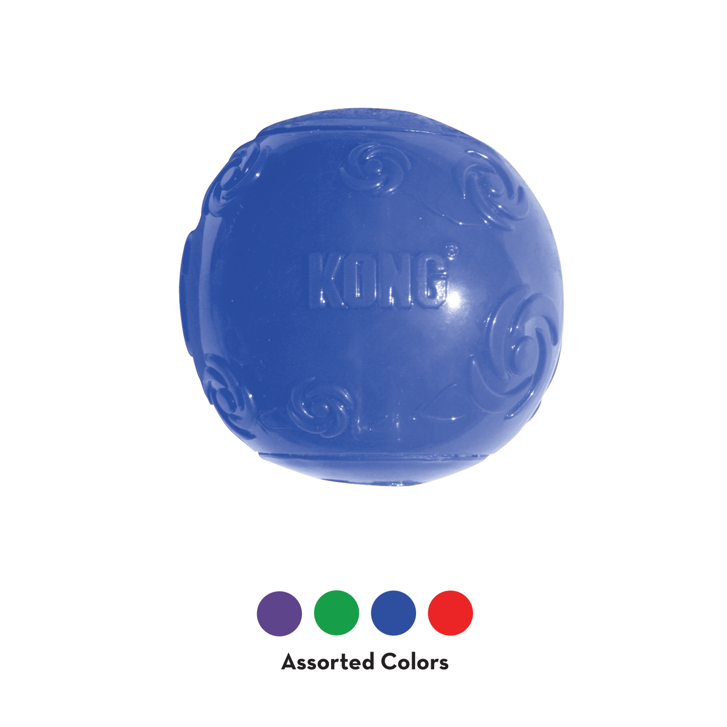 KONG Squeezz Ball - Medium & Large - Choose Colour