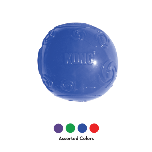 KONG Squeezz Ball - Medium & Large - Choose Colour