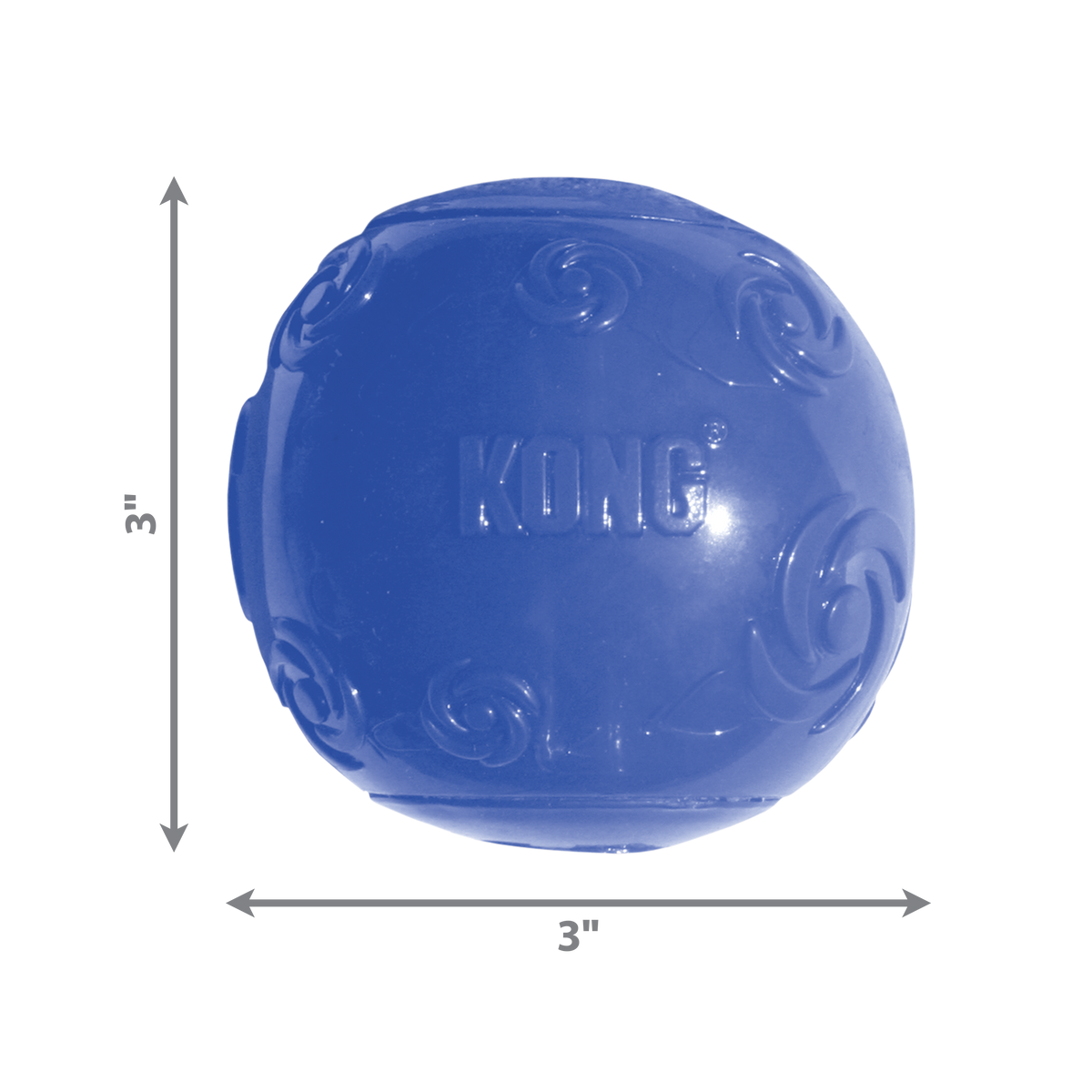 KONG Squeezz Ball - Medium & Large - Choose Colour