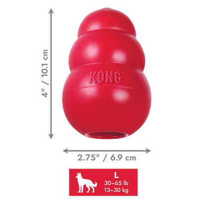 KONG Classic & Extreme Stuffable Rubber Dog Toy Small, Medium, Large, XL, XXL