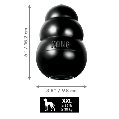 KONG Classic & Extreme Stuffable Rubber Dog Toy Small, Medium, Large, XL, XXL
