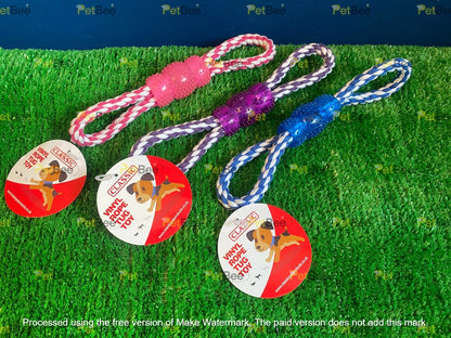 Classic Vinyl Rope Tug Toy 24cm