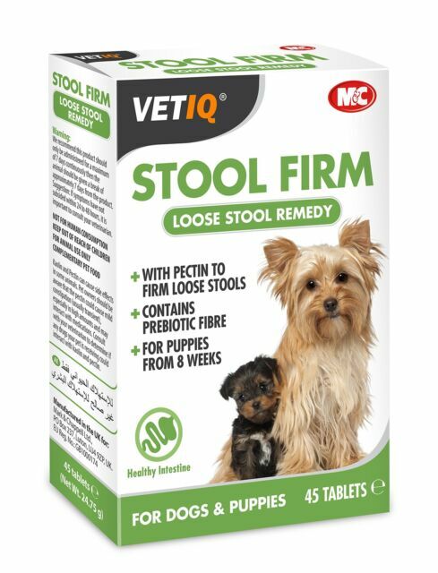 M&C Vetiq Stool Firm for Cats & Dogs 90 Tablets (2 x 45) - BULK BUY SAVING